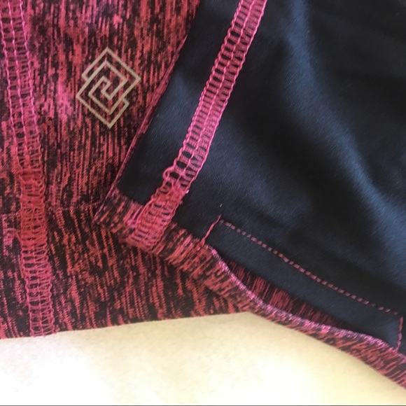 NWOT Zelos burgundy half zip quick dry pullover active top 3X - Picture 6 of 10